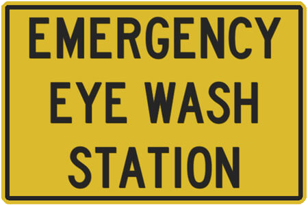 Sign - Emergency | Eye wash station