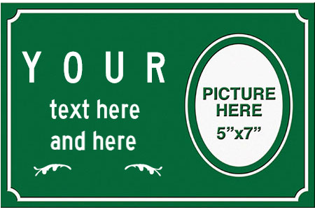 Plaque | Your text here and here