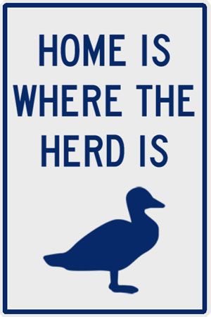 Pet Plaque: Home is whre the herd is
