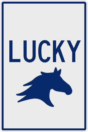 Pet Plaque: Lucky
